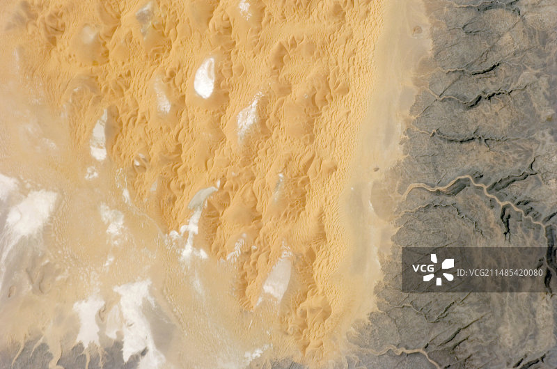 蒂弗宁沙丘，国际空间站图像图片素材