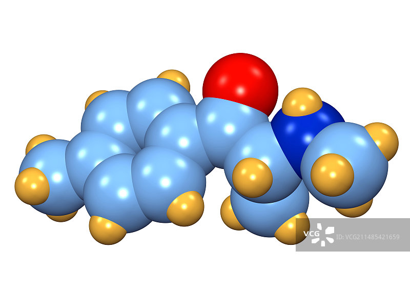 甲氧麻黄酮分子图片素材