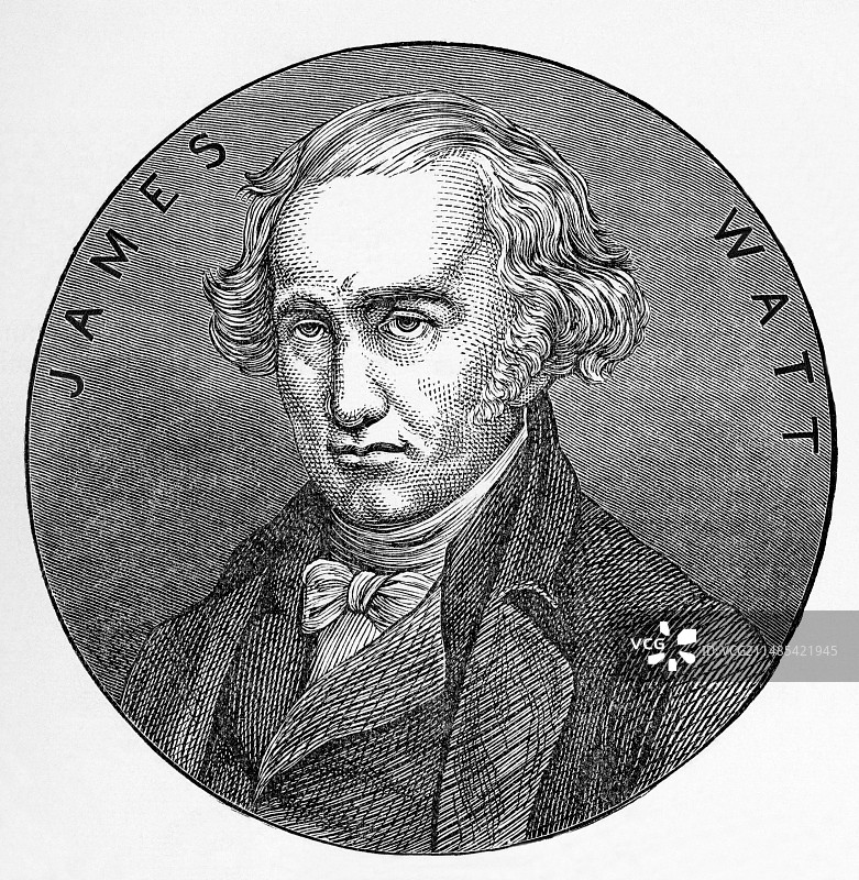 苏格兰工程师詹姆斯·瓦特图片素材