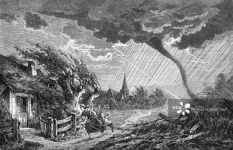 龙卷风历史艺术作品图片素材