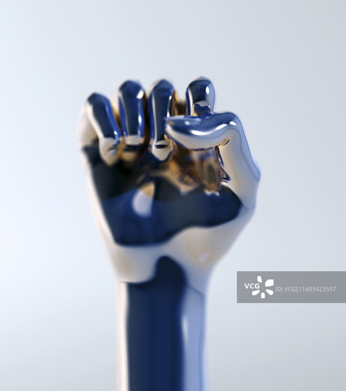 紧握的拳头，电脑绘图图片素材