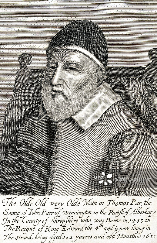 17世纪的英国人老汤姆·帕尔图片素材