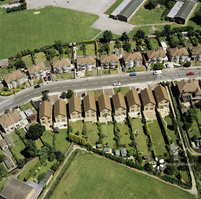 郊区住宅区图片素材