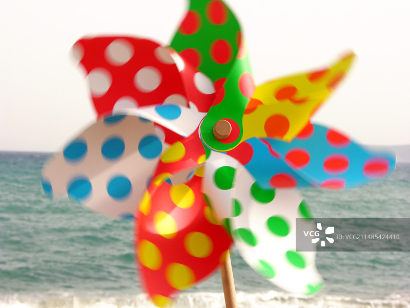 彩色玩具风车图片素材