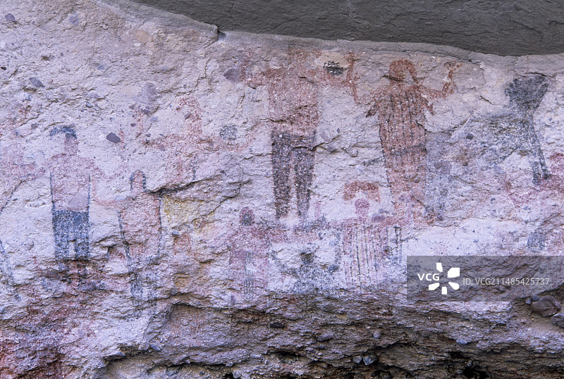 墨西哥岩洞壁画图片素材