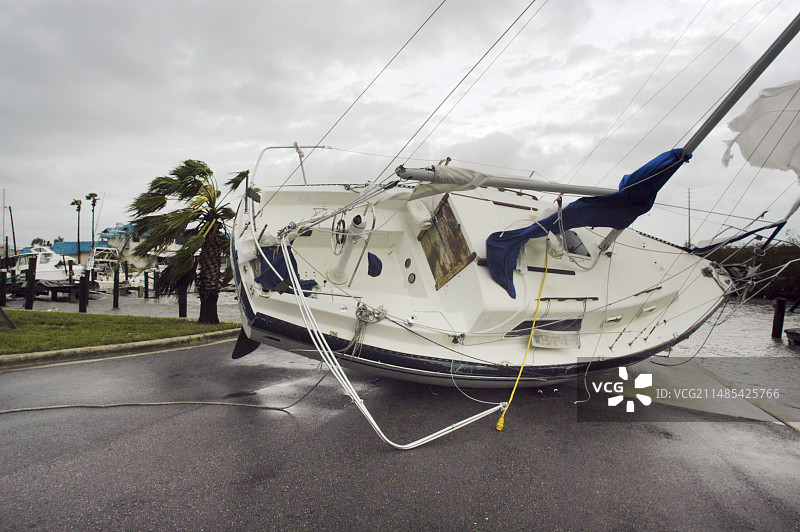 飓风破坏图片素材