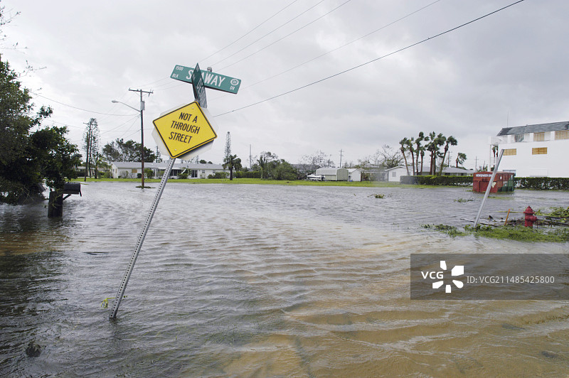 飓风破坏图片素材