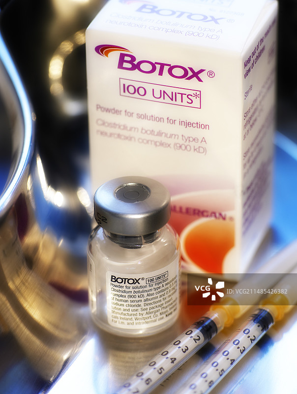 肉毒杆菌美容药物图片素材