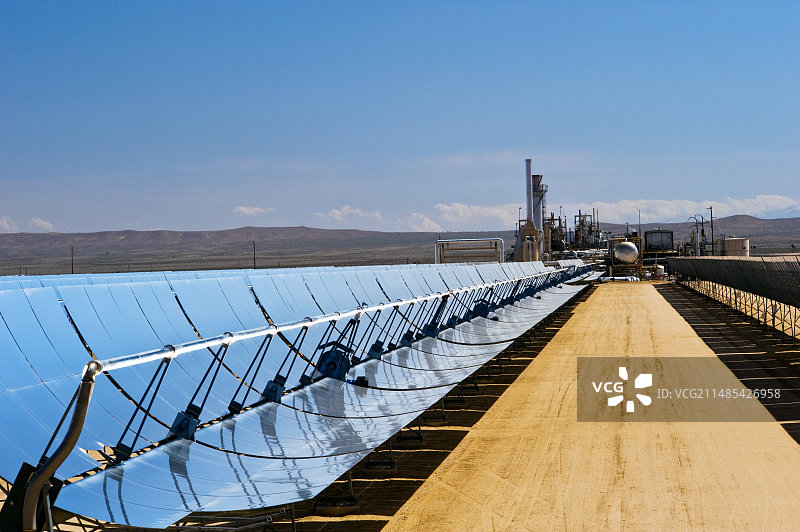 美国加利福尼亚太阳能发电厂图片素材