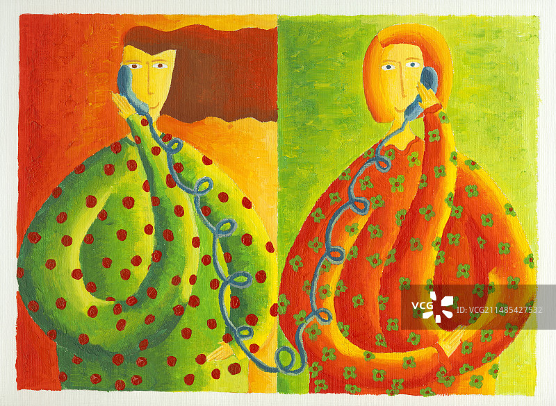 电话交谈图片素材