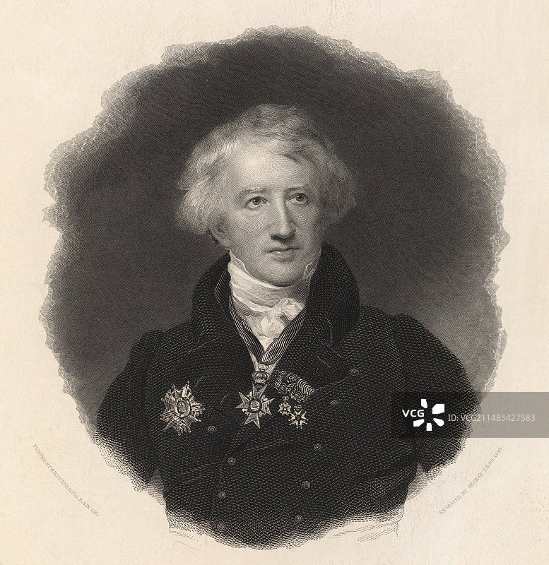 乔治·居维叶男爵，法国解剖学家图片素材