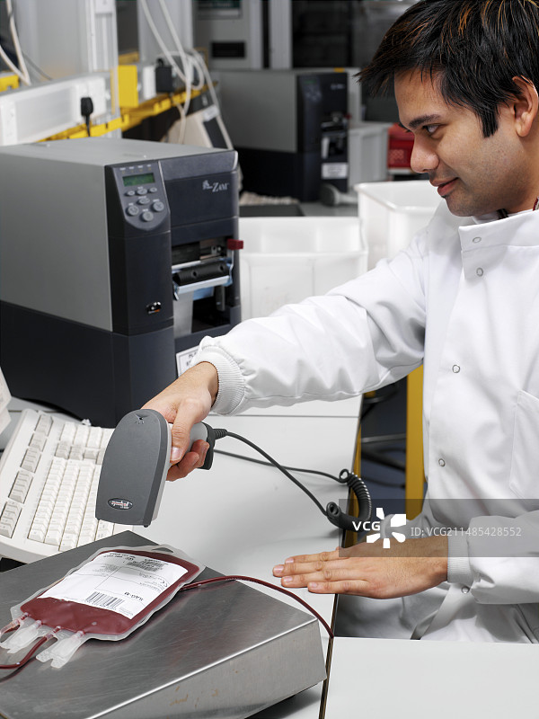 献血血液处理图片素材