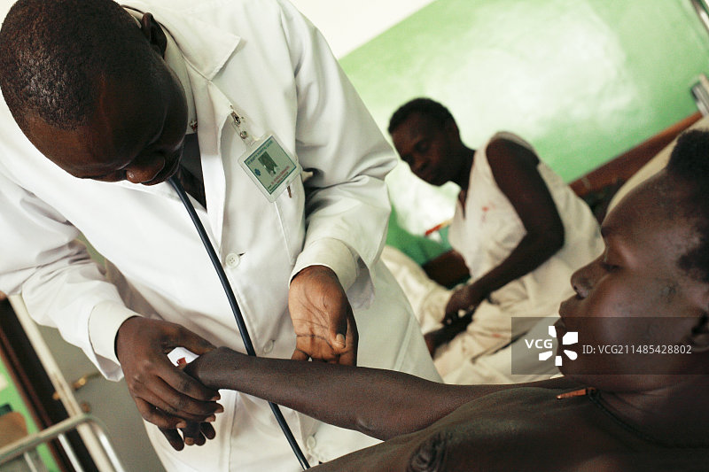 乌干达医院病房护理图片素材
