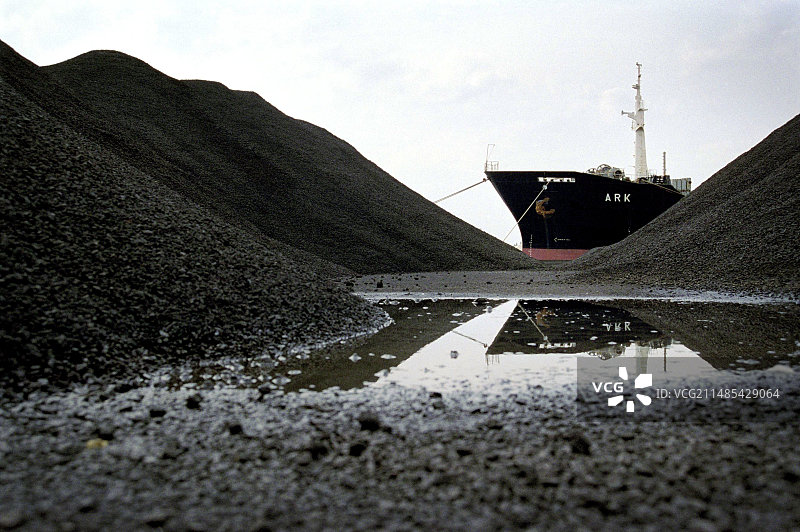 根特煤炭码头，比利时图片素材