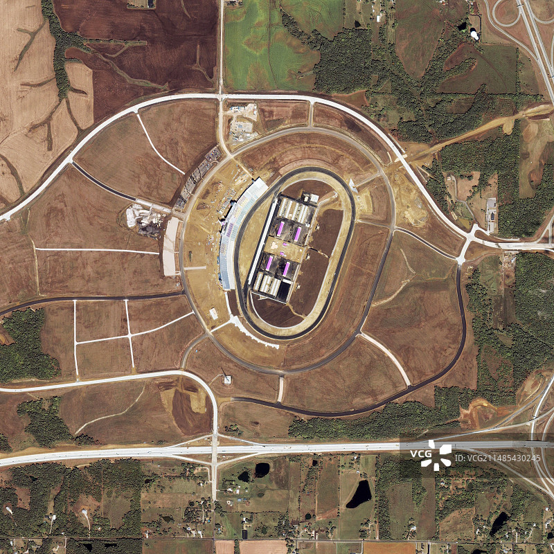 美国堪萨斯赛车场图片素材