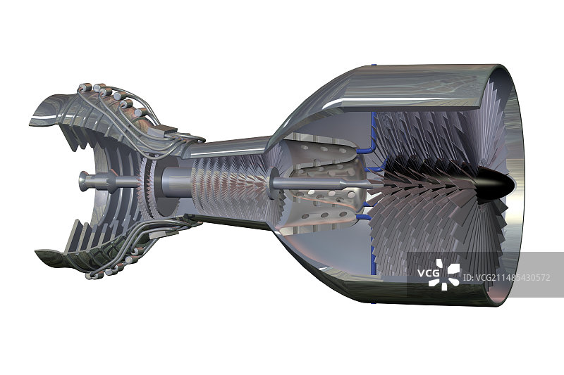 燃气涡轮发动机艺术作品图片素材