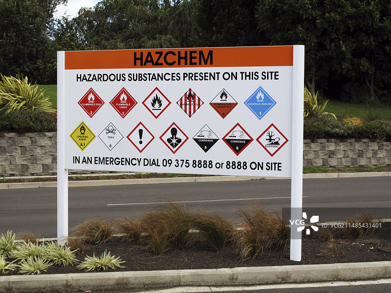 危险化学品警告标志图片素材