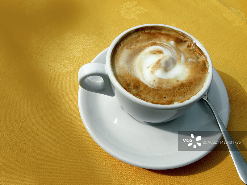 卡布奇诺咖啡图片素材