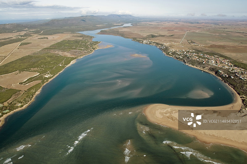 南非布里德河口图片素材