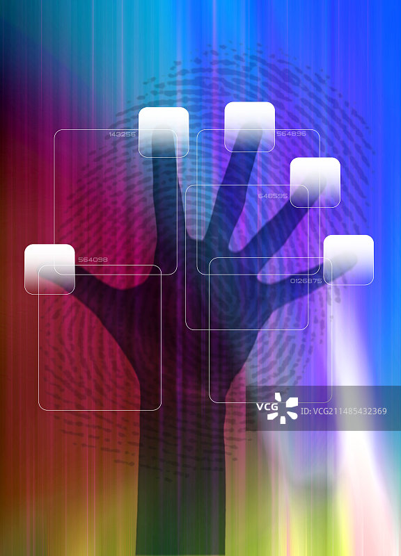 安全扫描技术艺术作品图片素材