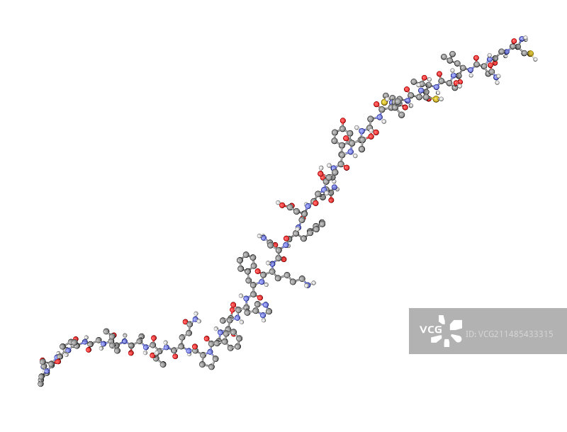 降钙素激素分子图片素材