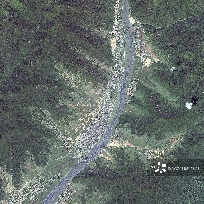 格鲁吉亚潘基西峡谷图片素材