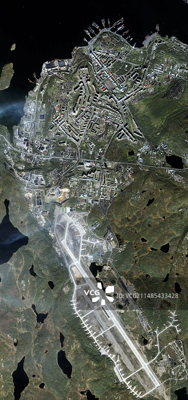 俄罗斯北莫尔斯克海军基地机场图片素材