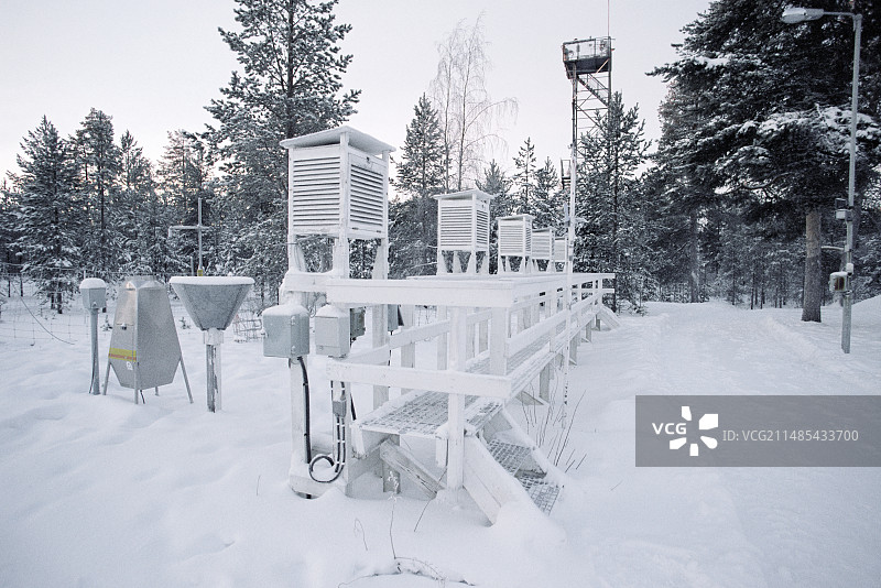 气象测量站图片素材