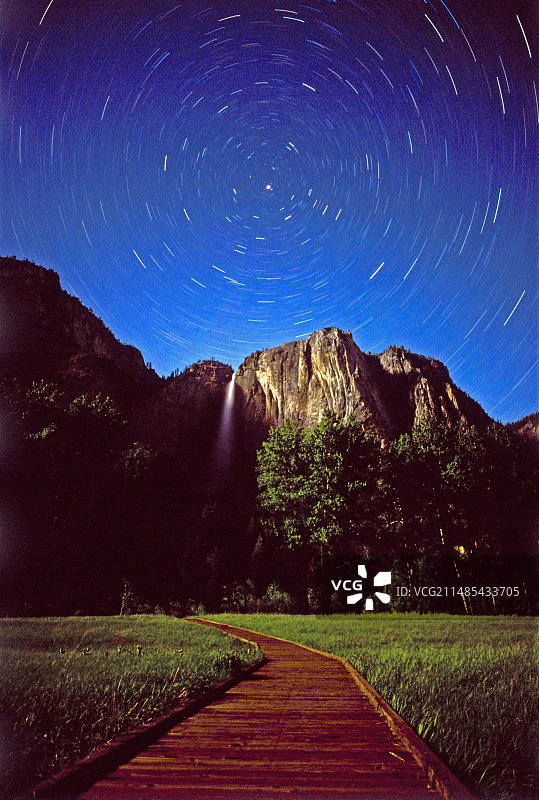 约塞米蒂瀑布图片素材