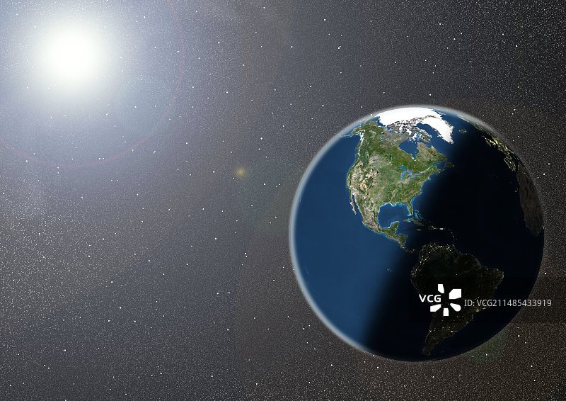 美洲卫星图像图片素材