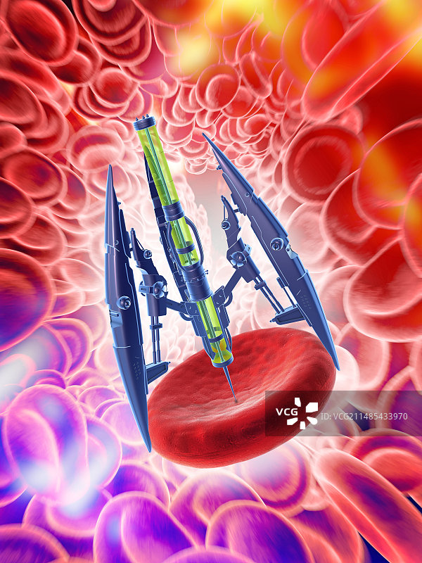 医疗纳米机器人图片素材