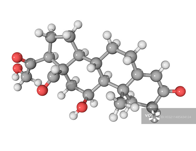 醛固酮分子图片素材