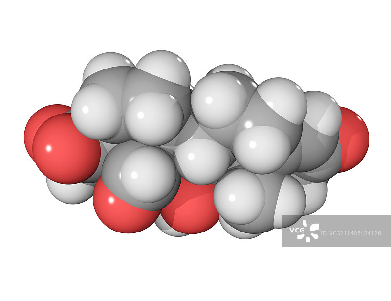 醛固酮分子图片素材