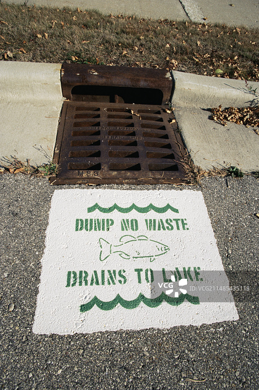 污染警告标志图片素材