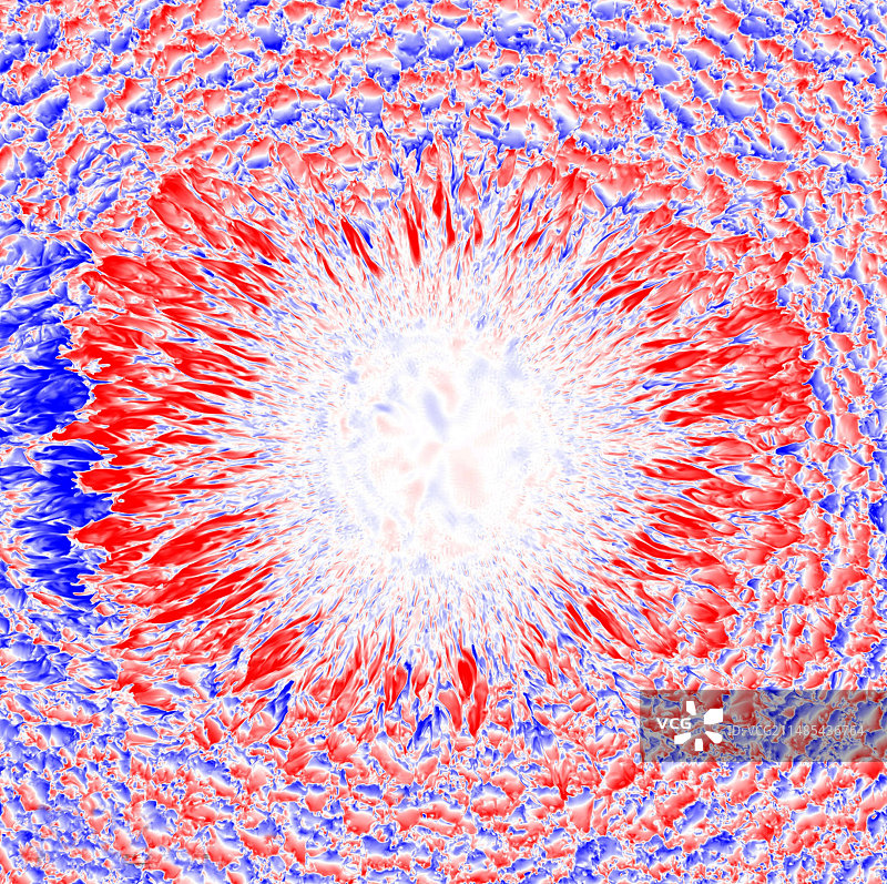 太阳黑子计算机模型图片素材