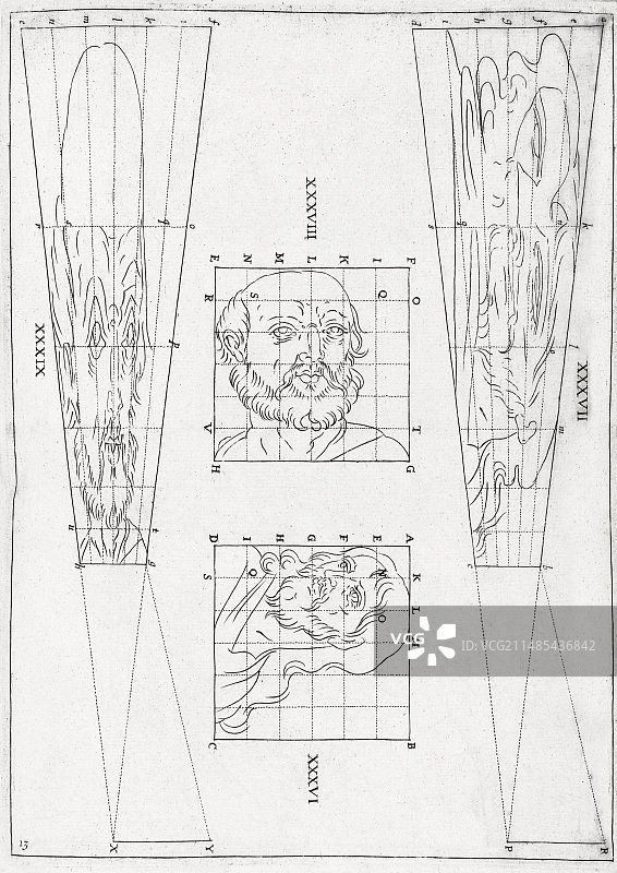 17世纪的透视图图片素材