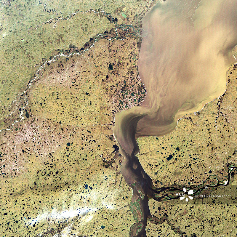 哈坦加河三角洲图片素材