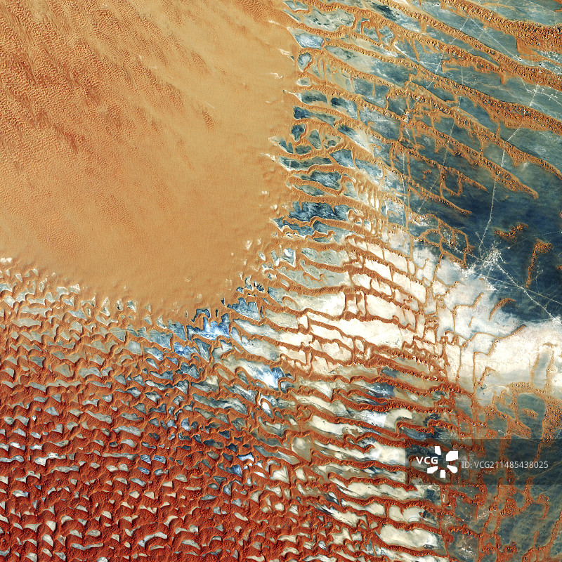 阿拉伯半岛的基丹沙漠图片素材