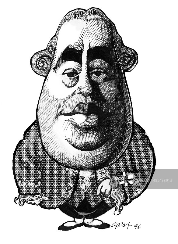 大卫·休谟漫画图片素材