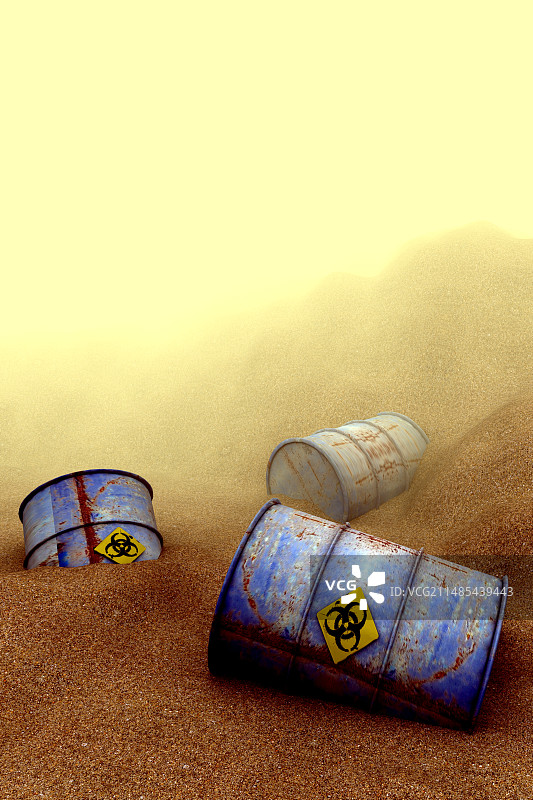 危险废物处理艺术作品图片素材