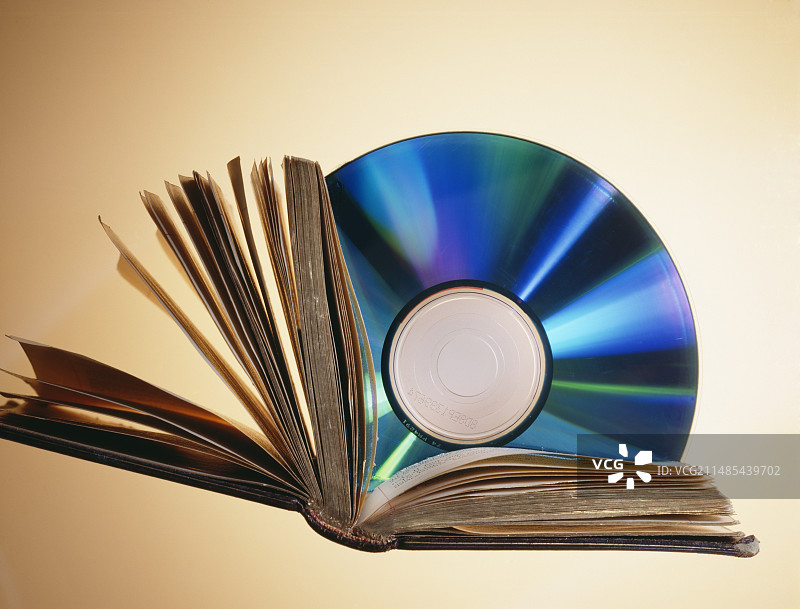 CD-ROM和书籍图片素材