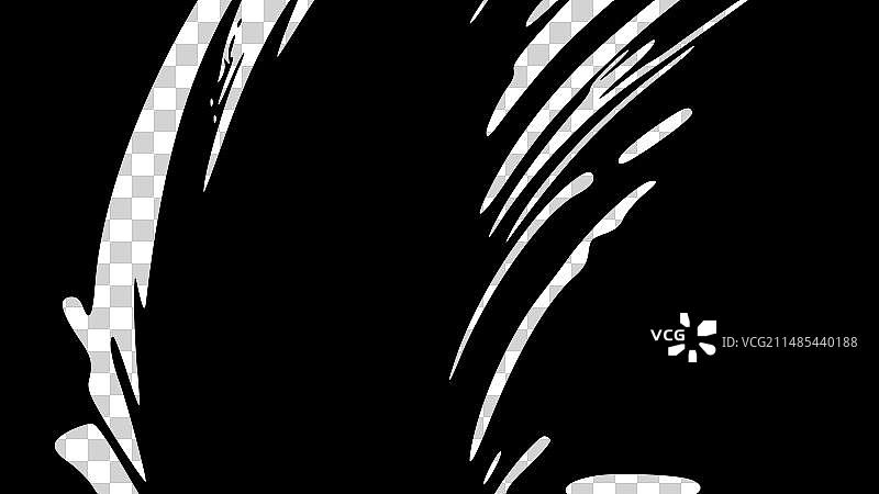 笔触 - 简约剪影图片素材