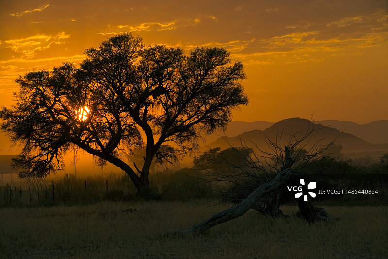 纳米比亚风光日出图片素材