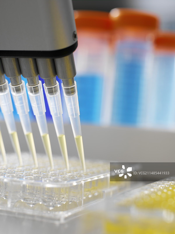 多通道移液器图片素材