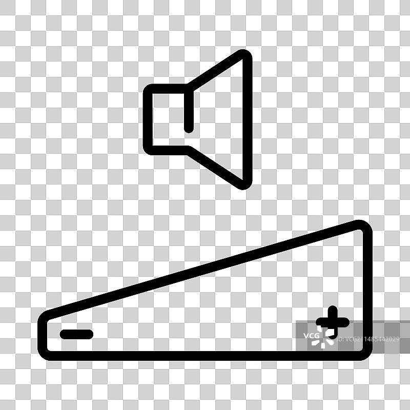 控制面板线条图标调整按钮图片素材