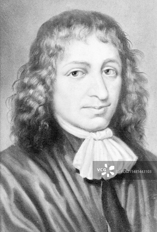 巴鲁赫·斯宾诺莎，荷兰哲学家图片素材