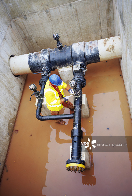 维修天然气管道图片素材