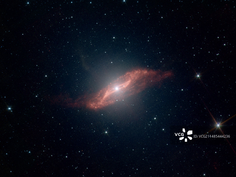 人马座A星系红外图像图片素材