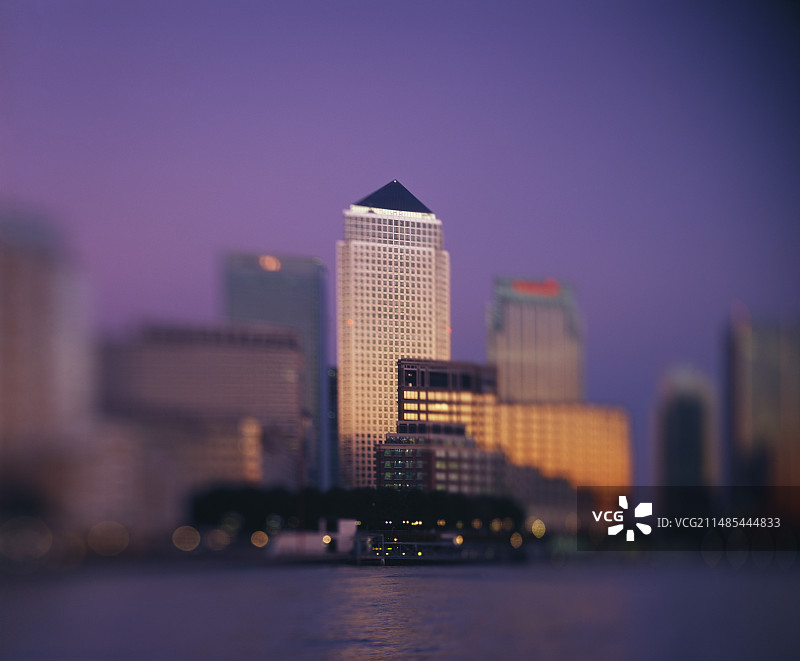 金丝雀码头摩天大楼图片素材