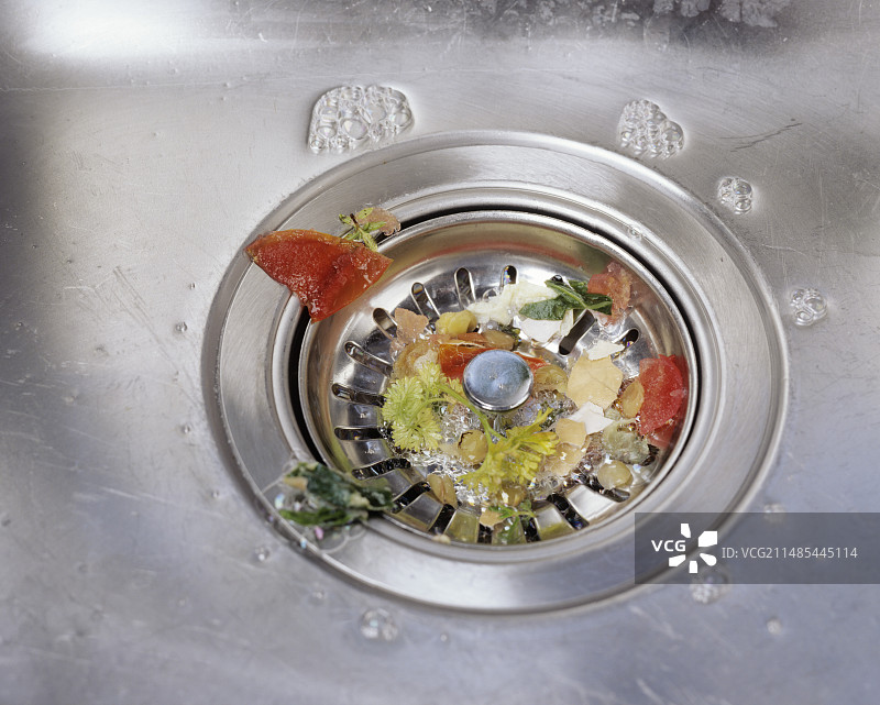 下水道食物残渣收集器图片素材